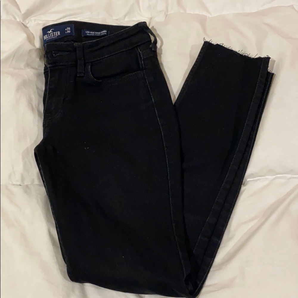 Hollister Black Ankle Jeggings